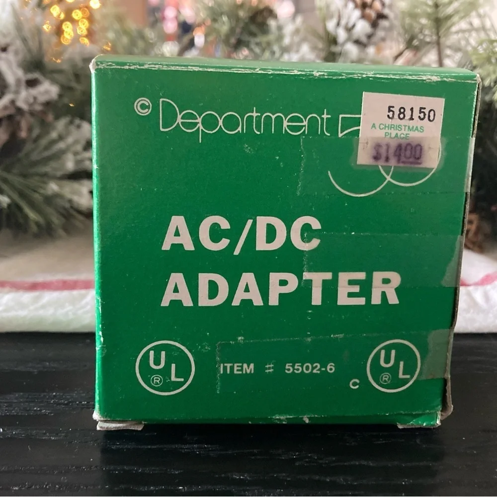 Dept 56 AC/ DC Adapter